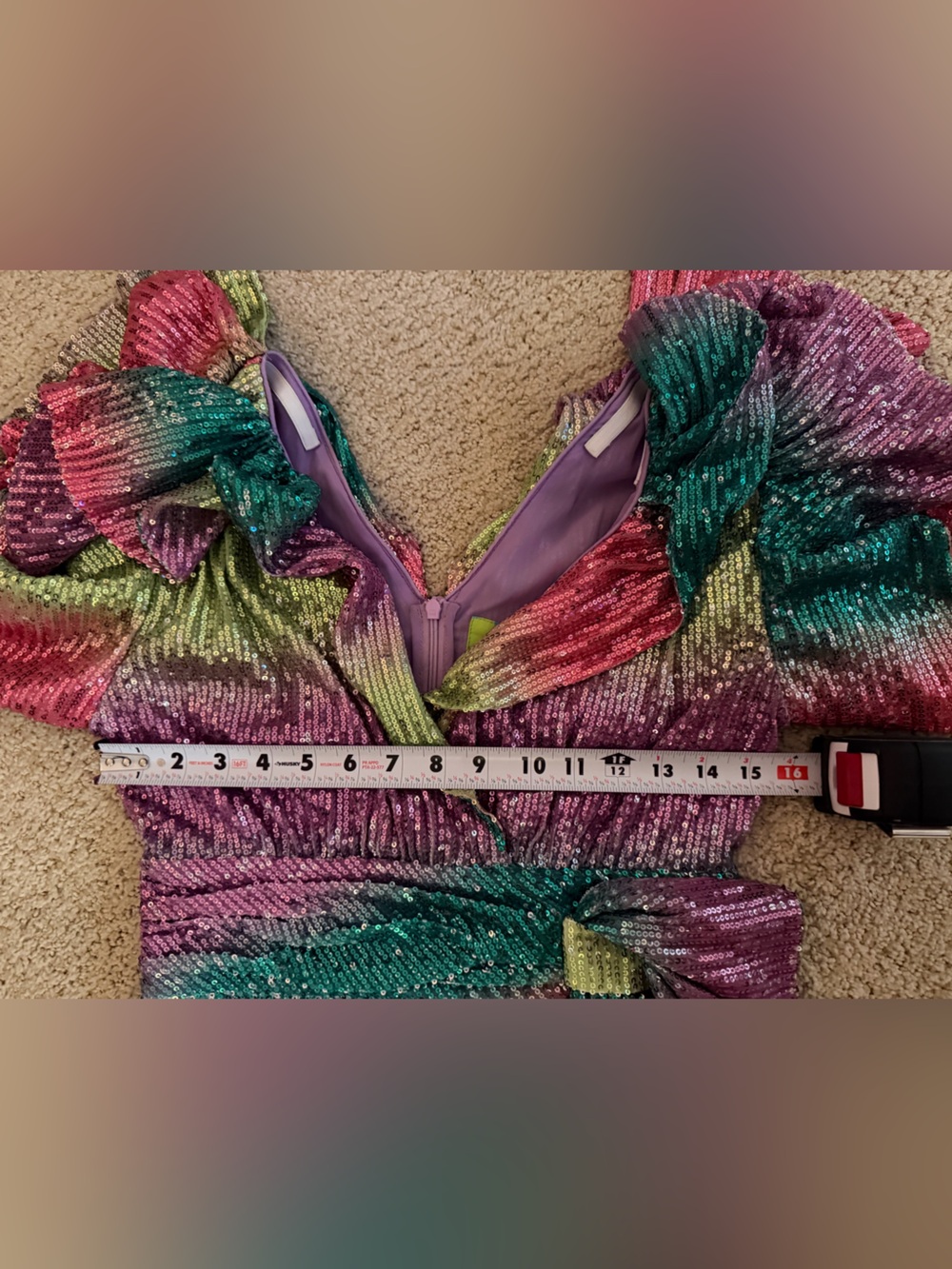 CeliaB Multicolor Ruffled Dress - Picture 7 of 10